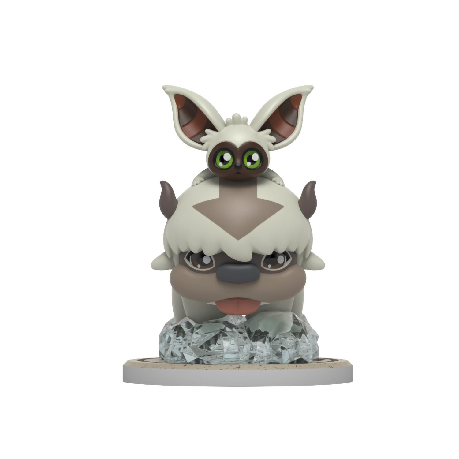 Avatar: Der letzte Luftbändiger Appa und Momo Figur. Appa auf einem Felsen.