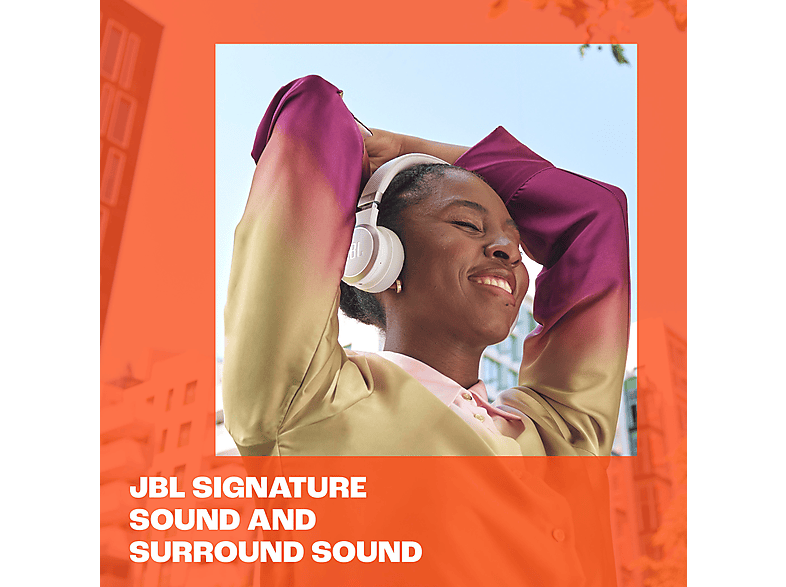 JBL Live 670NC - Kabelloser On-Ear Kopfhörer mit Noise Cancelling - Blau