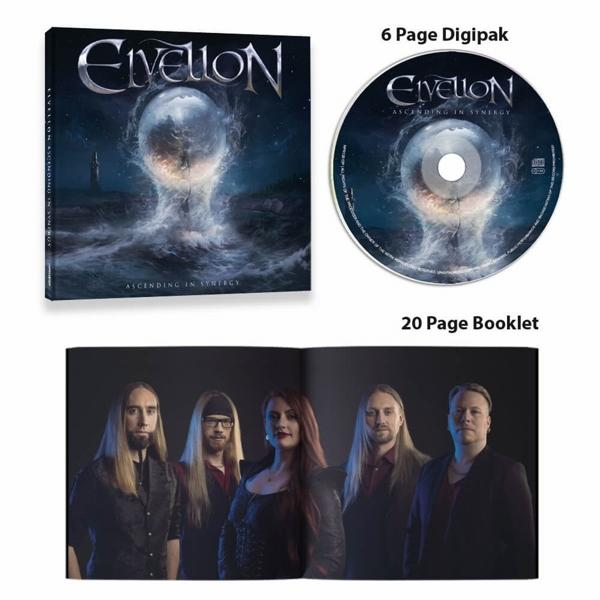 Elvellon album csomag: CD, digipak és füzet a zenekar fotójával.