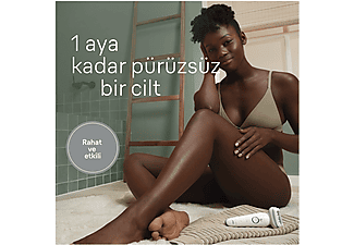 BRAUN SE 9041 Silk-Épil 9 Islak ve Kuru Kalıcı Pürüzsüz Cilt Epilasyon Cihazı Gümüş_3