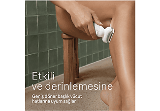 BRAUN SE 9041 Silk-Épil 9 Islak ve Kuru Kalıcı Pürüzsüz Cilt Epilasyon Cihazı Gümüş_4