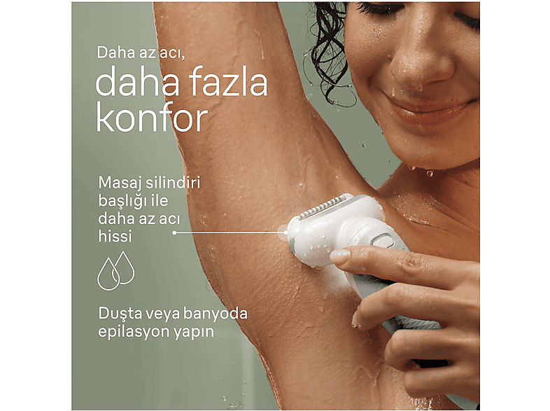 BRAUN SE 9041 Silk-Épil 9 Islak ve Kuru Kalıcı Pürüzsüz Cilt
