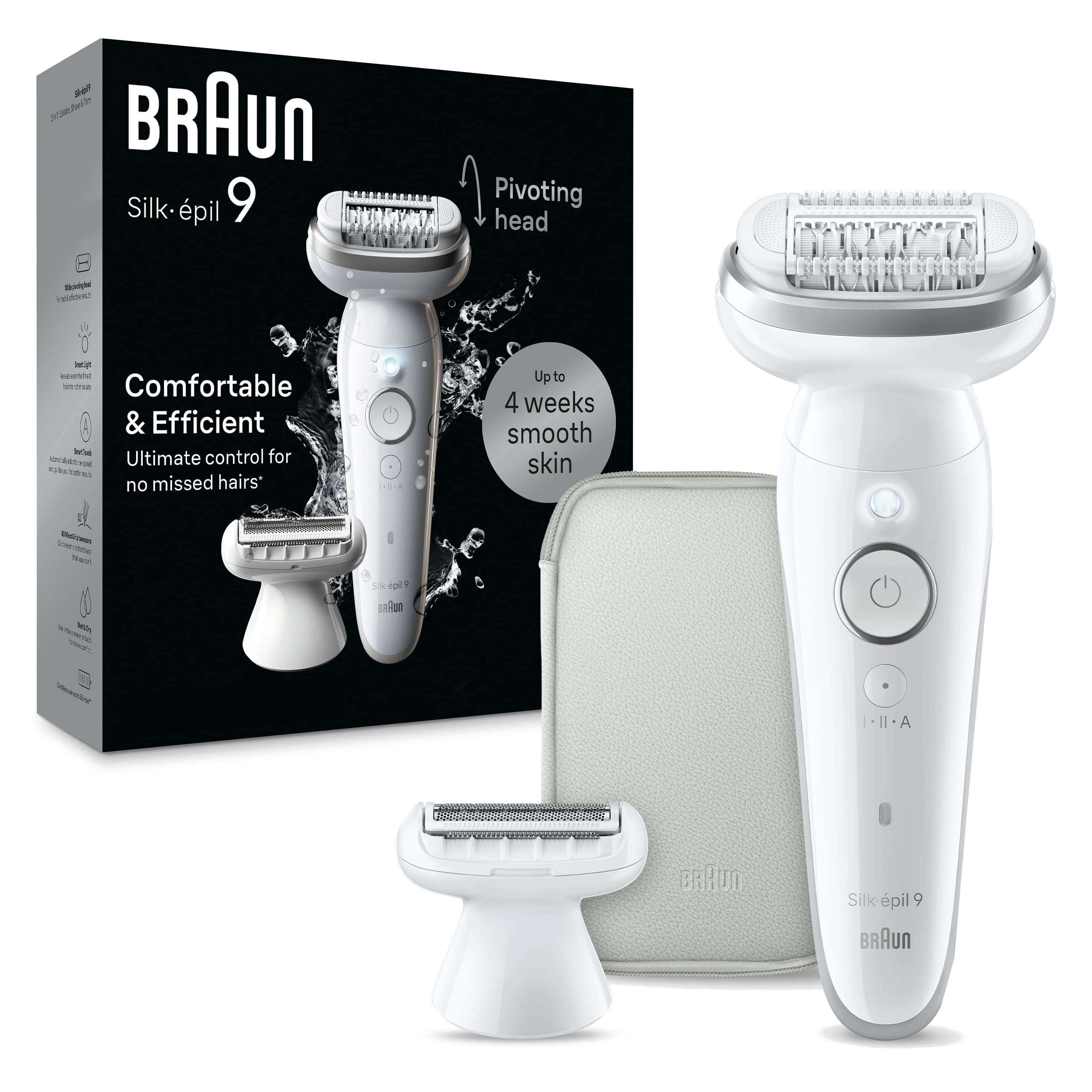 BRAUN SE 9041 Silk-Épil 9 Islak ve Kuru Kalıcı Pürüzsüz Cilt