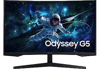 SAMSUNG Odyssey G5 LS32CG552EUXUF 32 inç QHD 1ms 165Hz Freesync HDR10 VA Kavisli Gaming Monitör Siyah_0