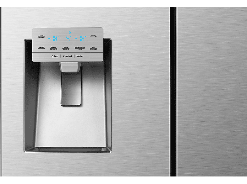 HISENSE RF728N4SASE French Door (560 l, E, 1785 mm hoch, Inox Look)