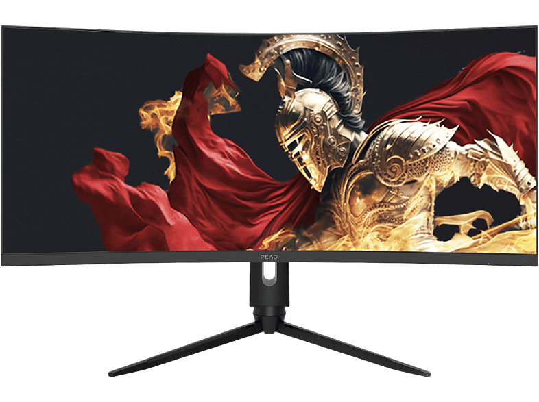 PEAQ PMO G341CWQK 34 Zoll UWQHD Gaming Monitor (1 ms Reaktionszeit, 165 Hz) MediaMarkt