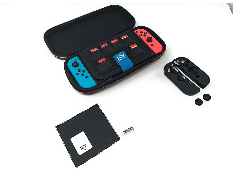 Thumbnail - ISY IC-5000-1 NINTENDO SWITCH STARTER KIT Konsolen-Zubehör-Set, Schwarz