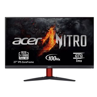Monitor gaming - Acer Nitro KG272E, 27" Full HD, 1 ms, 100Hz, 1 x VGA + 2 x HDMI(1.4) + 1 x Audio In/Out, FreeSync, Negro