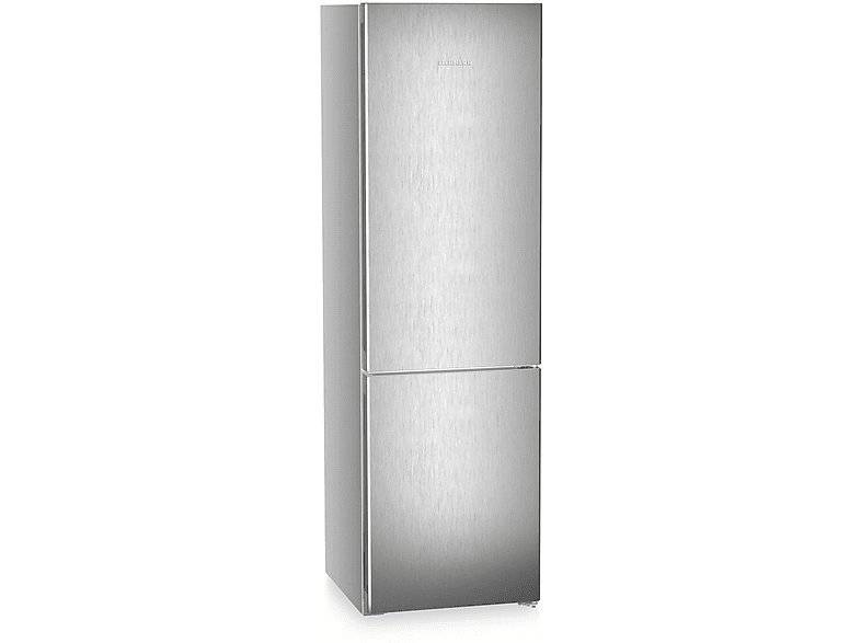 LIEBHERR KGNsf 57Va03 Kühlgefrierkombination (A, 371 l, 2015 mm hoch, Tür: SteelFinish & Gehäuse: Silver)