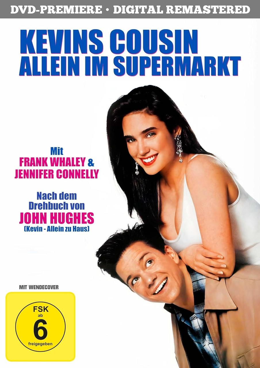 Filmcover. Jennifer Connelly und Mark Whaley. Deutscher Text. Weißer Hintergrund.