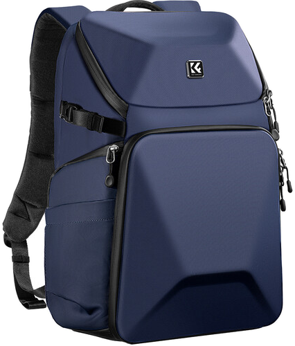 K&F Concept Alpha Backpack 20L, fotós hátizsák, vízálló, kék