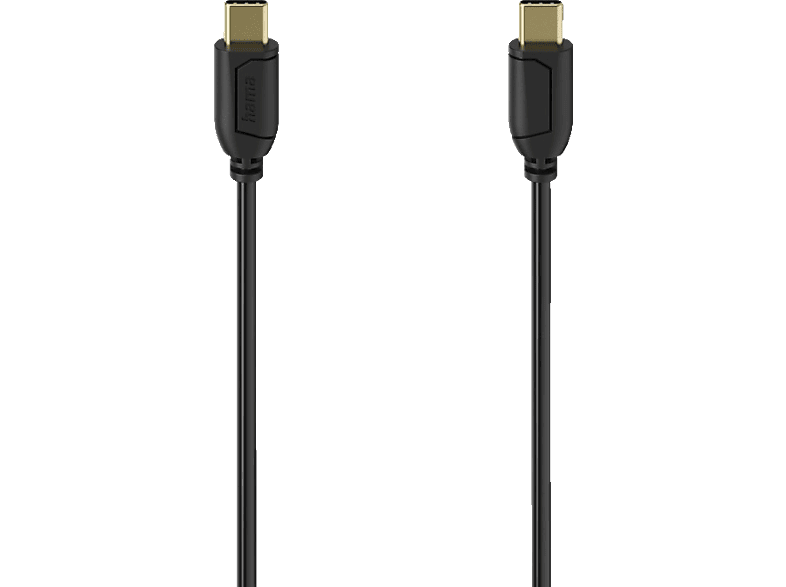 Thumbnail - HAMA 074266 USB-C AUF USB-C, FLEXIBEL, USB-Kabel, Schwarz