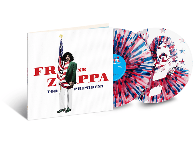 Frank Zappa - For President (Limited Red, White & Blue Splattered Vinyl) (Vinyl LP (nagylemez))