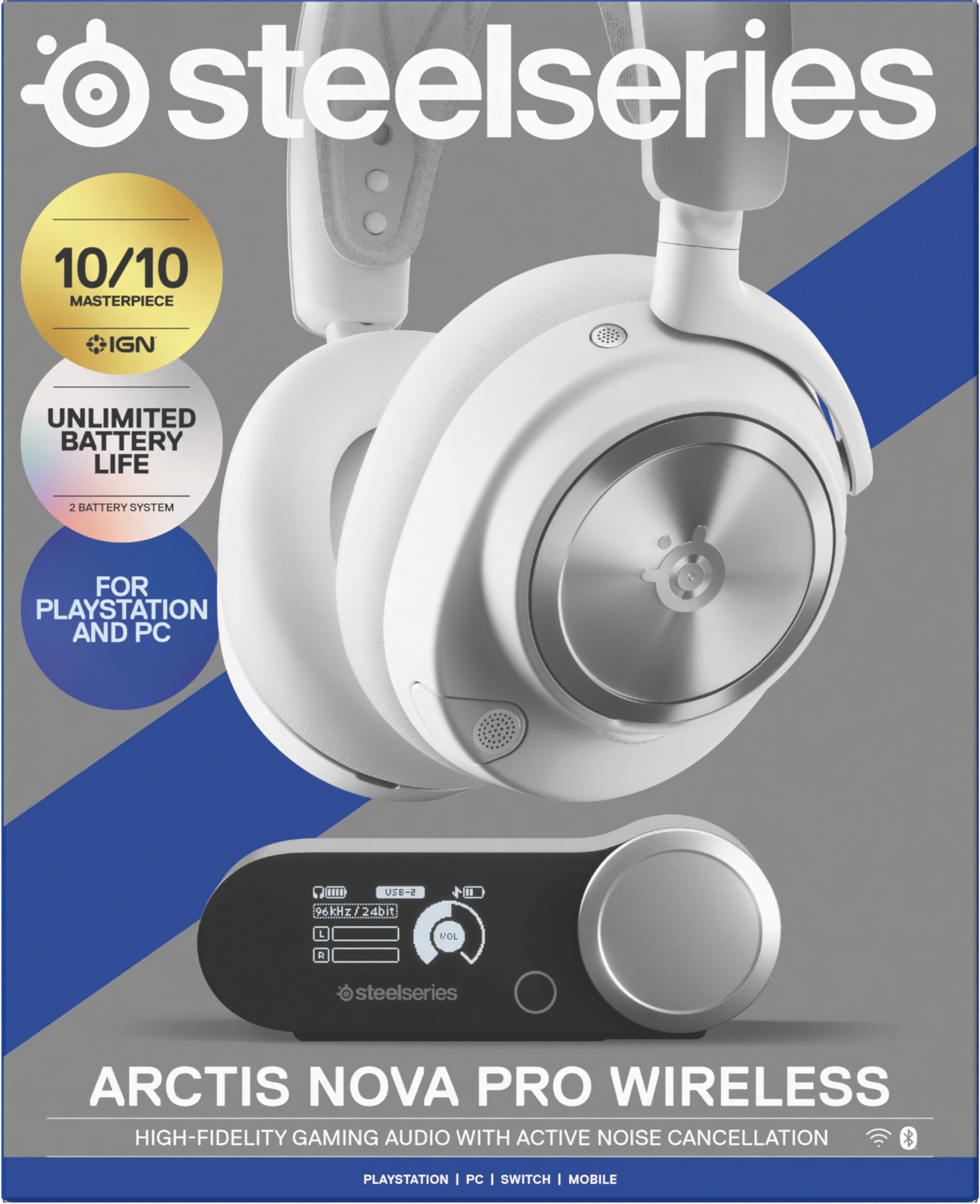 STEELSERIES Arctis Nova Pro Wireless P | PS5 & PC Headset