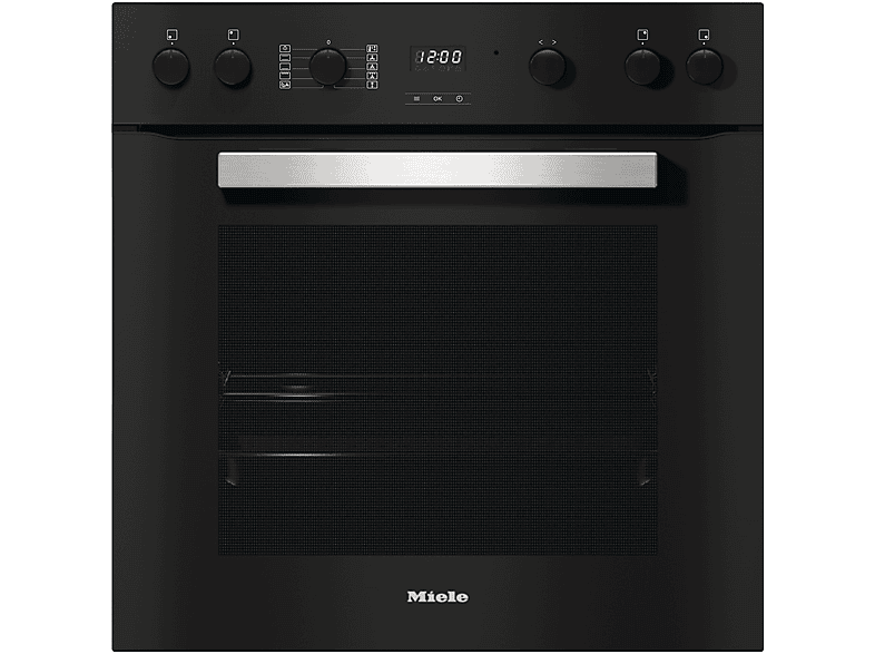 MIELE H 2457 I ACTIVE + KM 7062 FR, Einbauherd-Set (Induktionskochfeld, A+, 76 l)