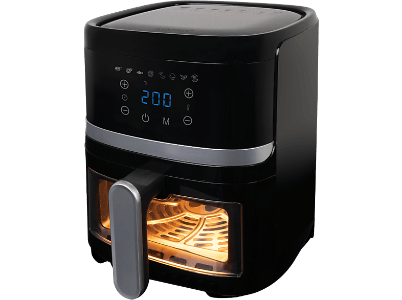 KOENIC KAF 41323 B Heißluftfritteuse 1300 Watt Schwarz