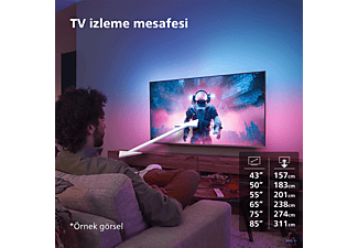 PHILIPS 65PUS8309/62 65 inç 164 Ekran 4K UHD Dolby Vision Dolby Atmos Titan OSAmbilight LED TV_11