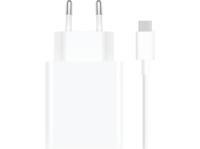 Cargador móvil - Xiaomi 67W Charging, 67W, USB-C, Blanco