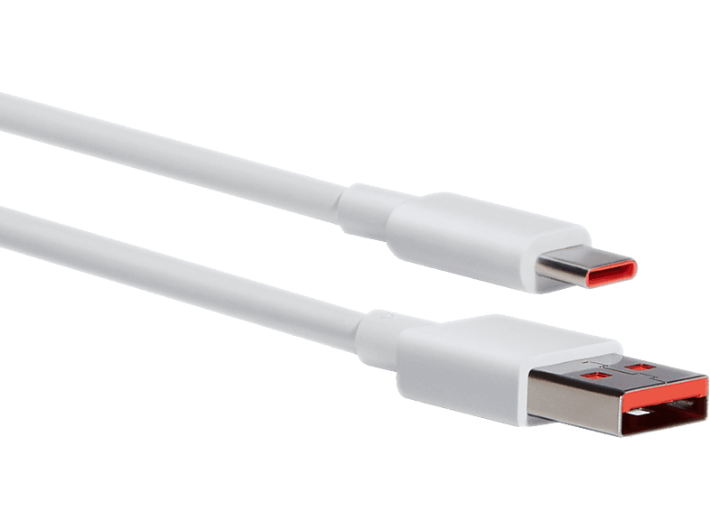 Cable USB a USB-C - Xiaomi 6A Type-A to Type-C Cable, 1m, 65W, Blanco