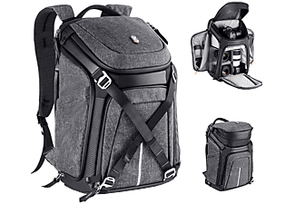 K&F Concept Alpha Backpack 25 literes, fotós hátizsák, vízálló, szürke