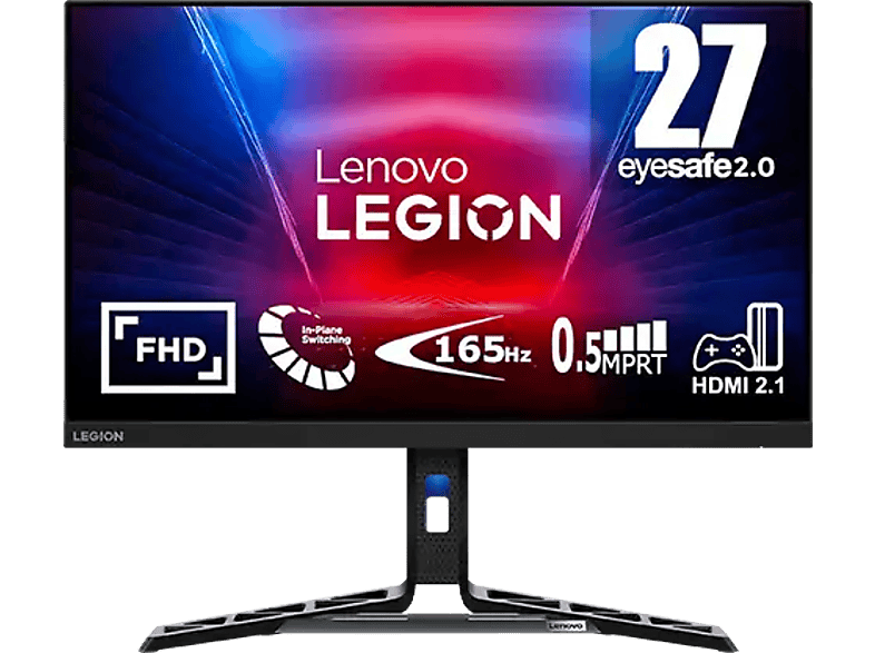Lenovo Legion R27i-30, 27, Full-HD, 0.5 ms, 165 Hz, 2x HDMI® 2.1 TMDS, 1x DP 1.4