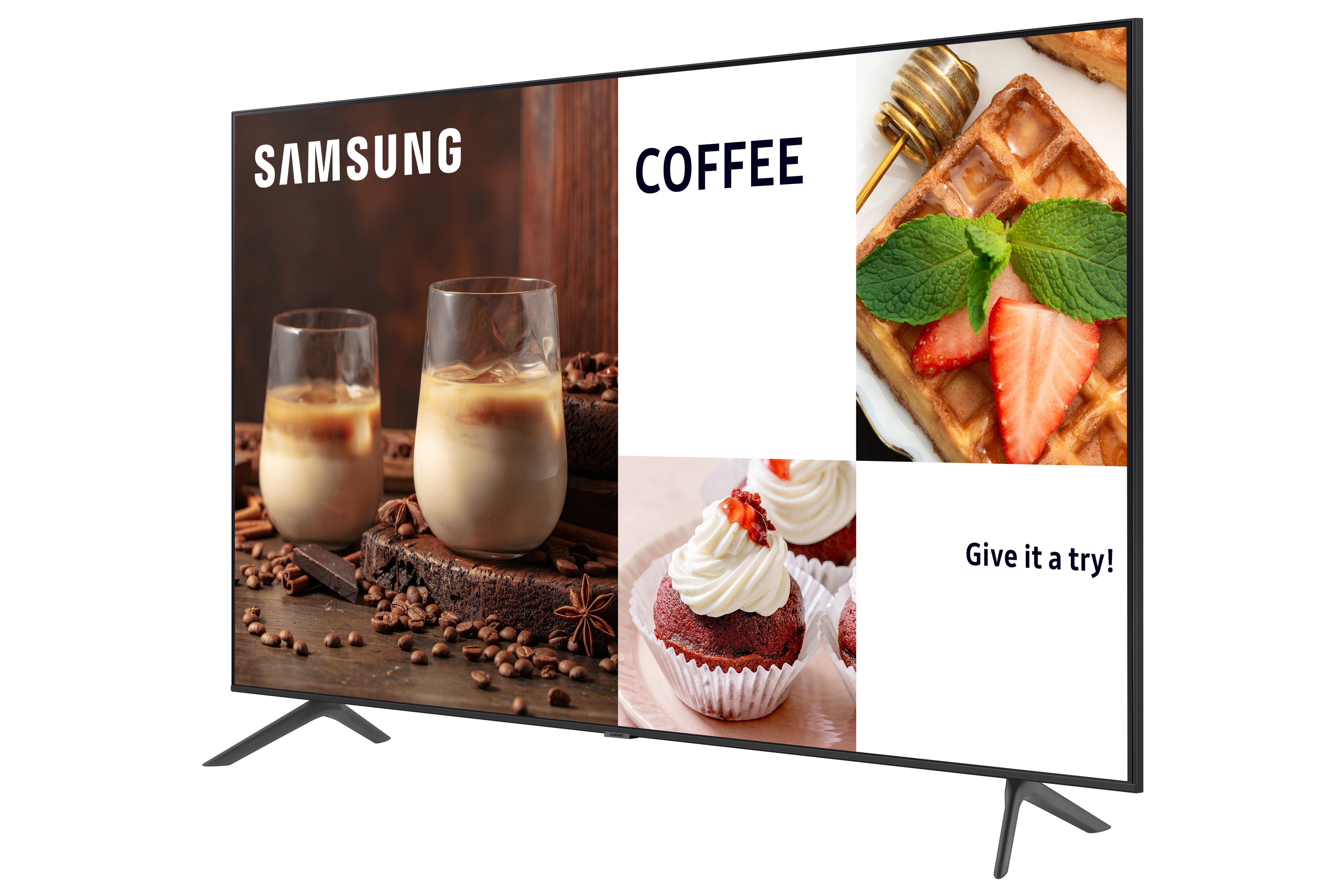 TV LED 43" - Samsung LH43BECHLGUXEN Profesional, UHD 4K, Crystal Processor 4K, Smart TV, DVB-T2 (H.265), Negro