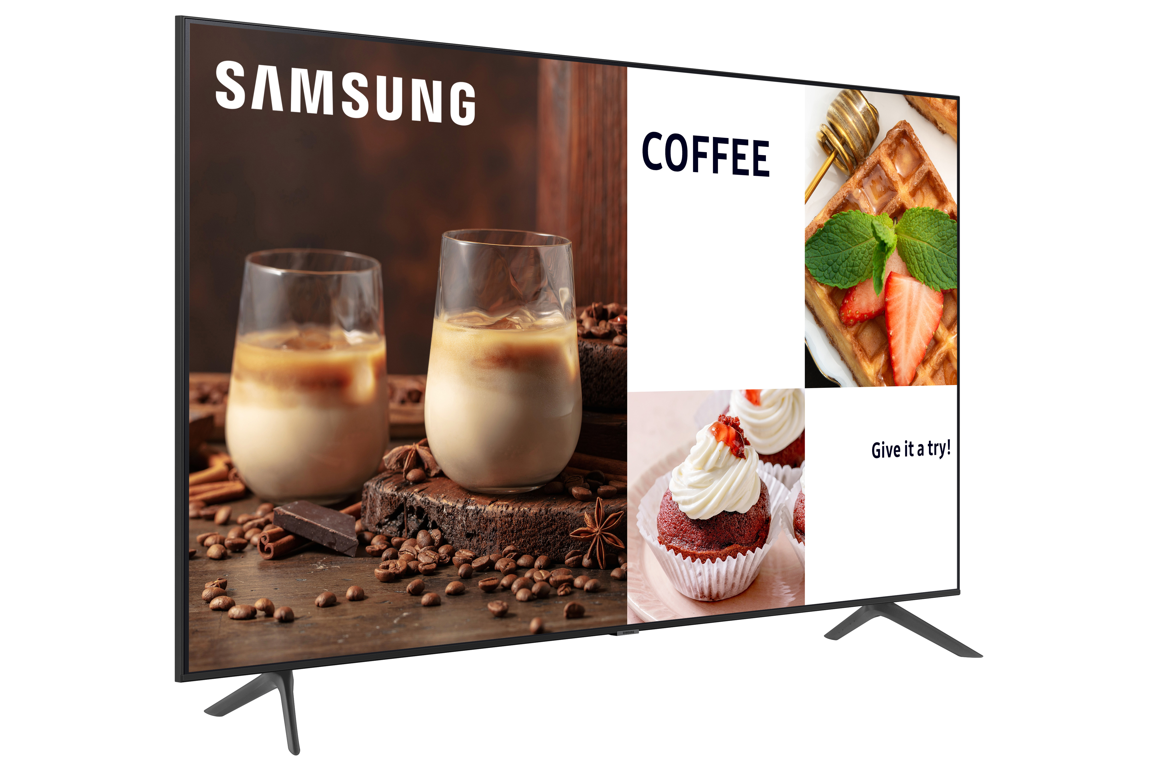 TV LED 75" - Samsung LH75BECHLGUXEN Profesional, UHD 4K, Crystal Processor 4K, Smart TV, DVB-T2 (H.265), Negro