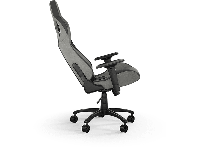 CORSAIR T3 RUSH - Stoffbezug Grau und Anthrazit Gaming Stuhl