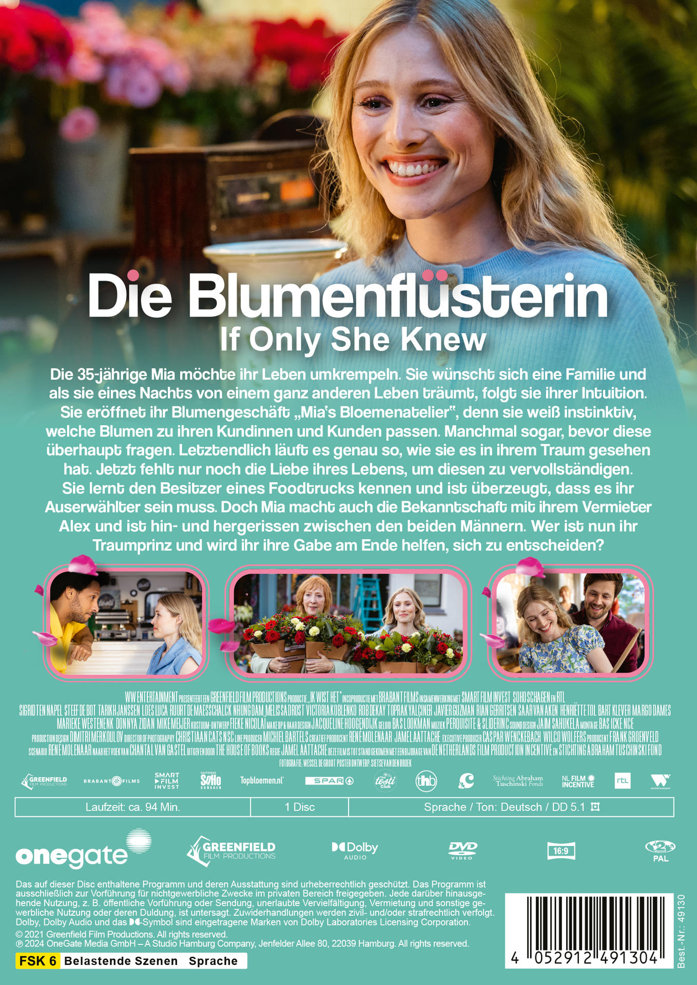 Filmposter mit Frau und deutschem Text. Der Film heißt 'If Only She Knew'.