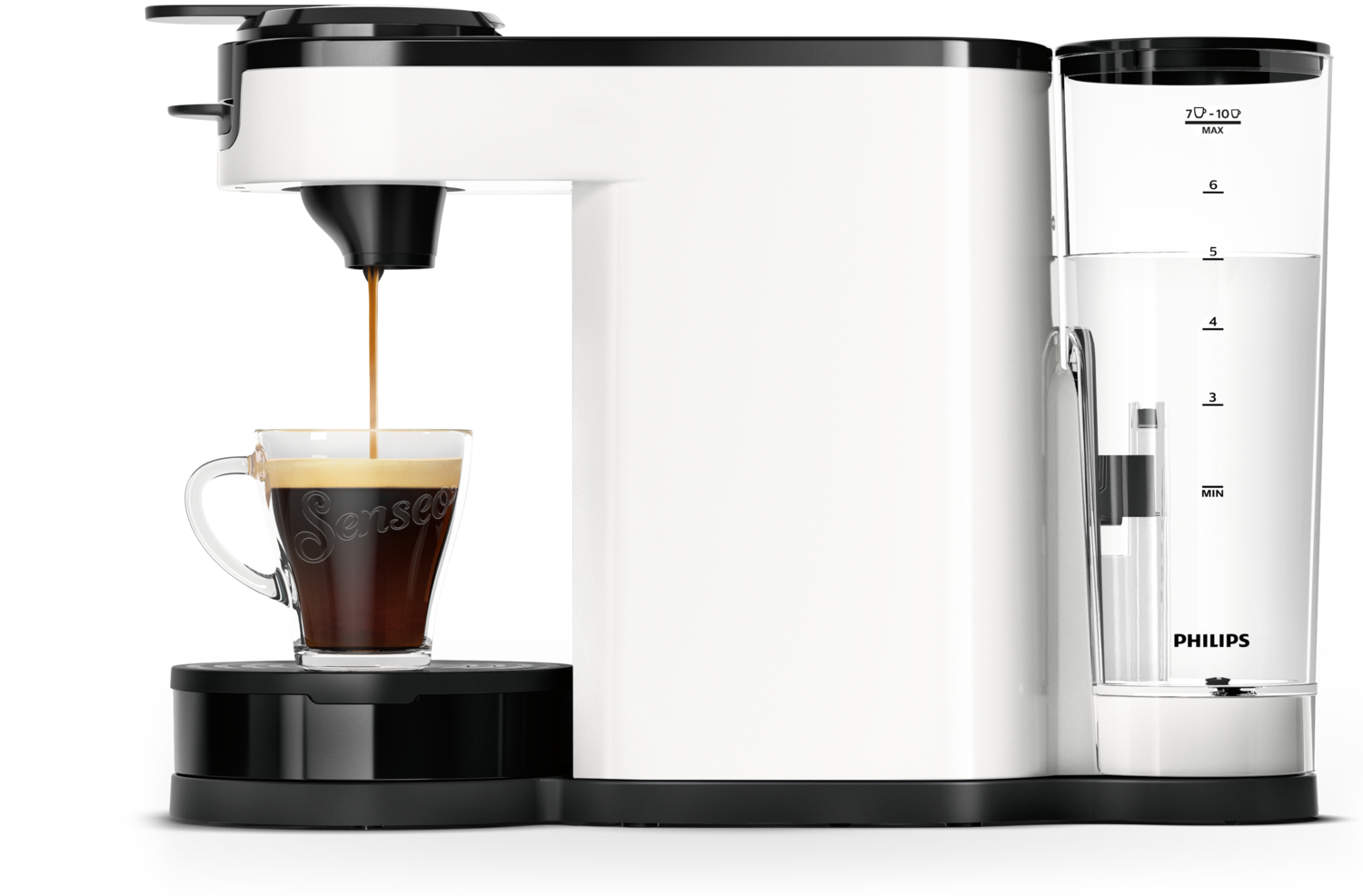 PHILIPS HD6592/00 SENSEO® Switch Kaffeepadmaschie, Weiß