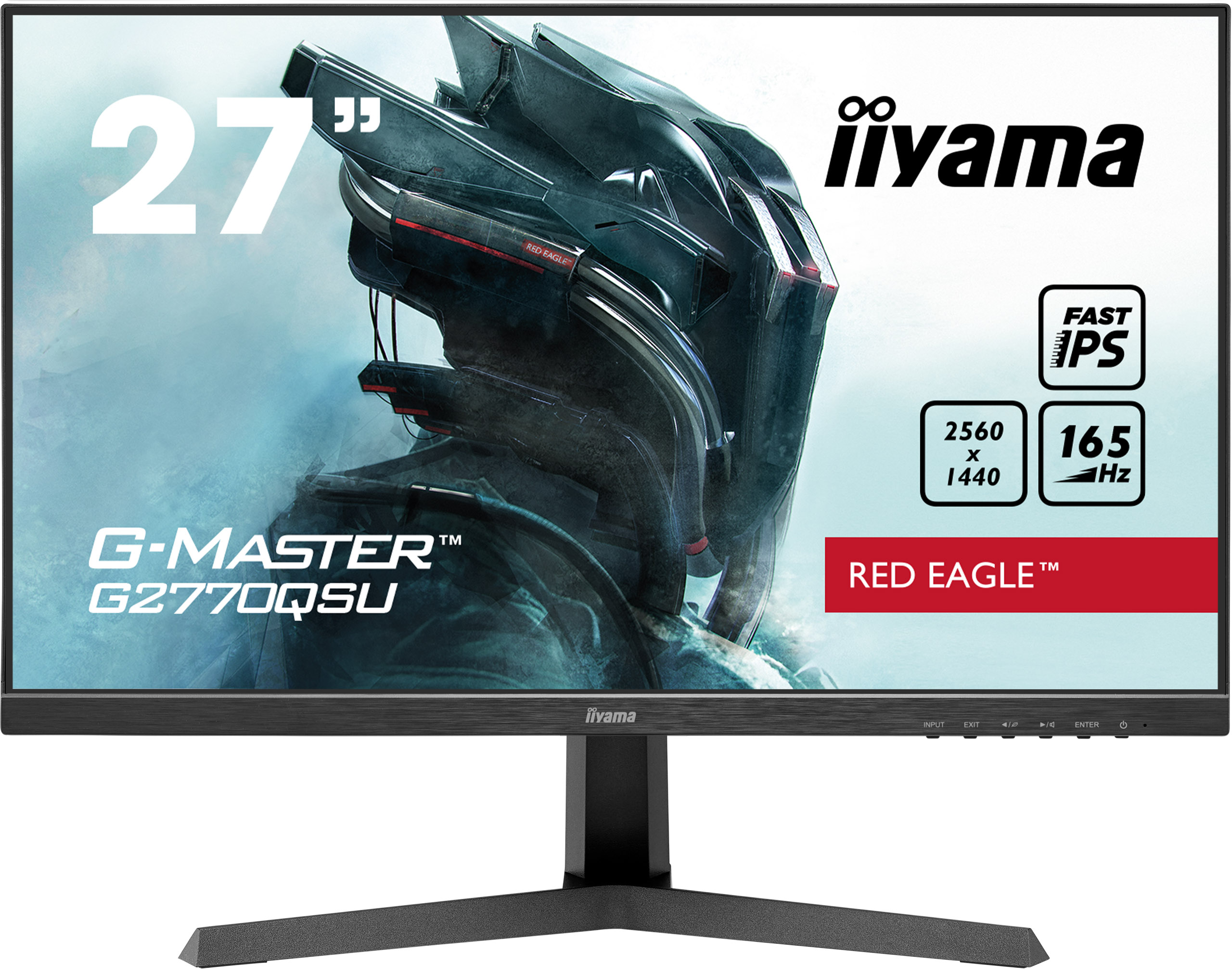 Monitor IIYAMA G-MASTER G2770QSU-B1 27 0,5ms 165Hz WQHD Fast IPS FreeSync PremiumPro