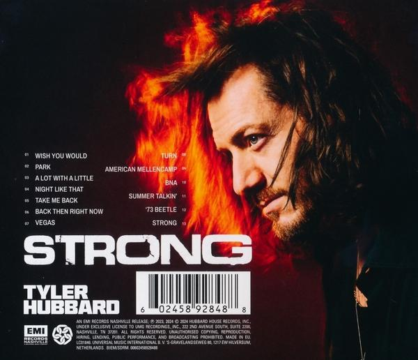 Albumcover mit dem Gesicht eines Mannes und Flammen.