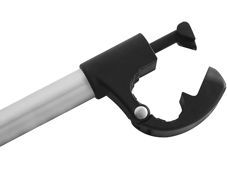 EUFAB Strap Rahmenhalter kurz Ø 25+30 mm, Schwarz/Silber)