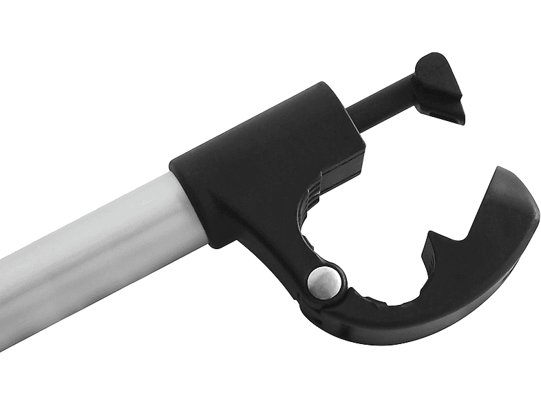 EUFAB Strap Rahmenhalter lang Ø 25+30 mm, Schwarz/Silber)