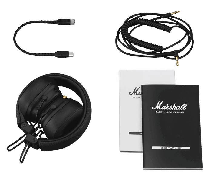 Słuchawki bezprzewodowe MARSHALL Major V Czarny | MediaMarkt