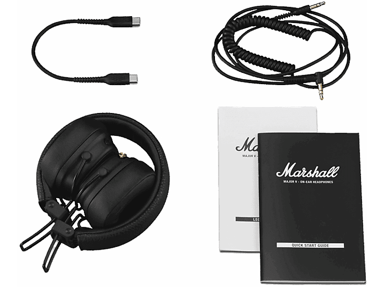 Marshall Major V Bluetooth - słuchawki czarne – zdjęcie 2
