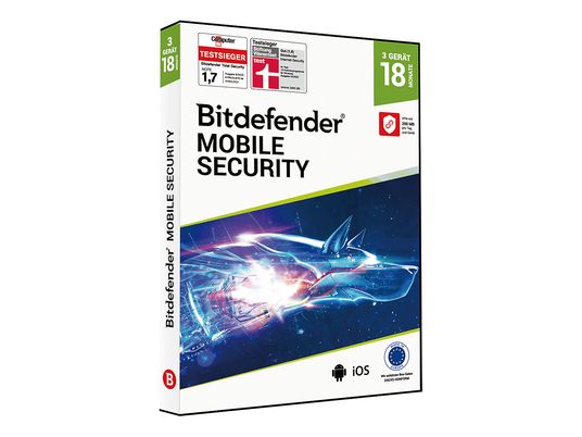 Bitdefender Mobile Security 3 Geräte/18 Monate (CiaB) - [Android] - [Tedesco]