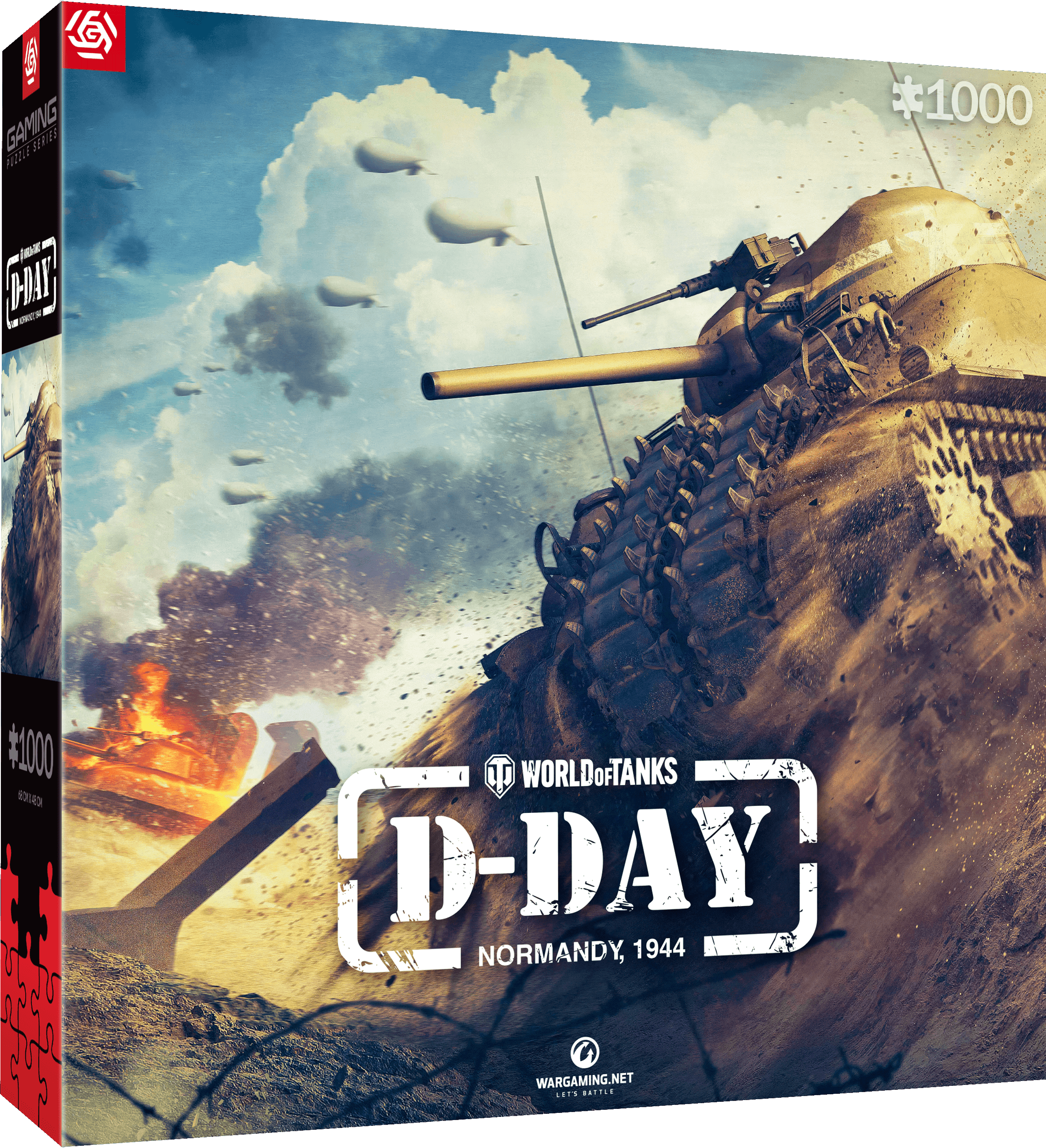 Gaming Puzzle Series: World Of Tanks - D-Day 1000 db-os puzzle