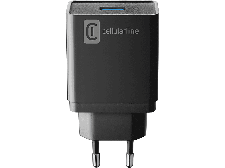 CELLULARLINE 10W Şarj Kiti Adaptör + Type-C Kablo Siyah_1