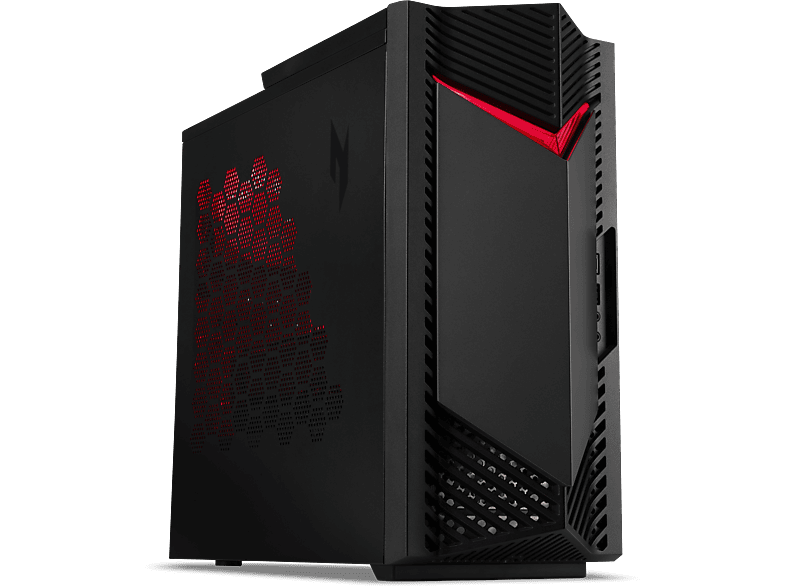 PC gaming - Acer Nitro N50-650, Intel®Core™ i5-13400F, 16GB RAM, 1TB SSD, GeForce RTX™ 3050, Sin sistema operativo, Negro