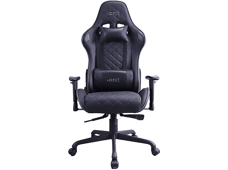 onit Gaming-Stuhl Deepblack Schwarz