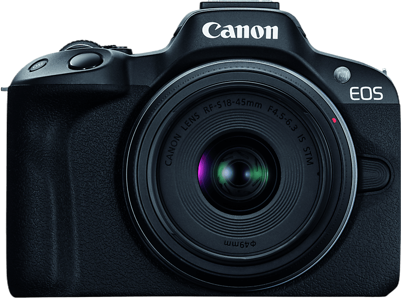 Canon Hybride Camera Eos R50 + Rf-s 18-45 Mm Draagtas Sd-kaart