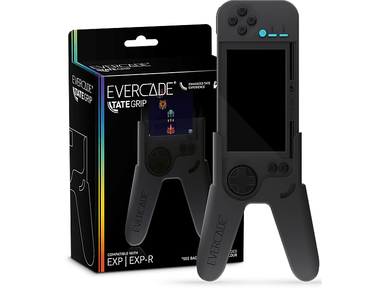 Blaze Evercade Tate Grip - Grey; Controllerförmige Halterung