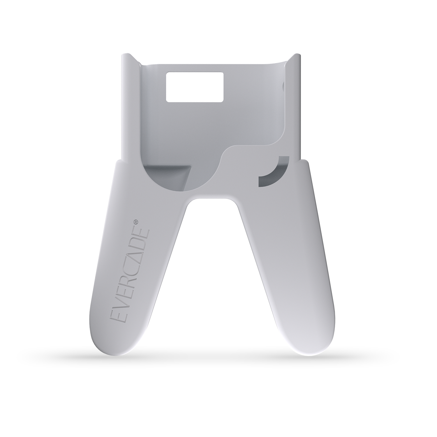 Ein weißes, minimalistisches Gerät mit dem Wort 'EVERCADE'.