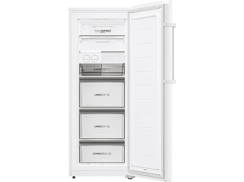Haier H4F226WDH1 Gefrierschrank (D, 226 l, 1535 mm hoch, No Frost (verminderte Eisbildung), Weiß)