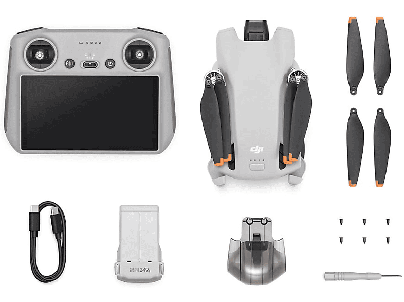 Dron DJI Mini 3 z kontrolerem RC (z wyświetlaczem) Szary – zdjęcie 2