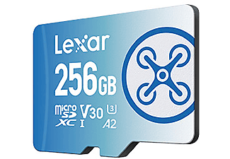 LEXAR 256GB Fly High-Performance 1066x microSDXC™ UHS-I C10 A2 V30 Hafıza Kartı Mavi_1