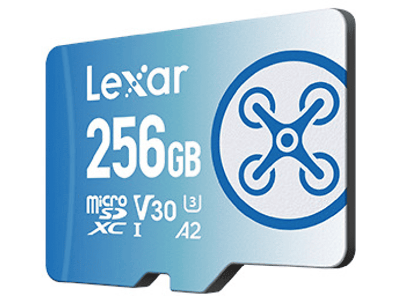 LEXAR 256GB Fly High-Performance 1066x microSDXC™ UHS-I C10 A2 V30 Hafıza Kartı Mavi_1