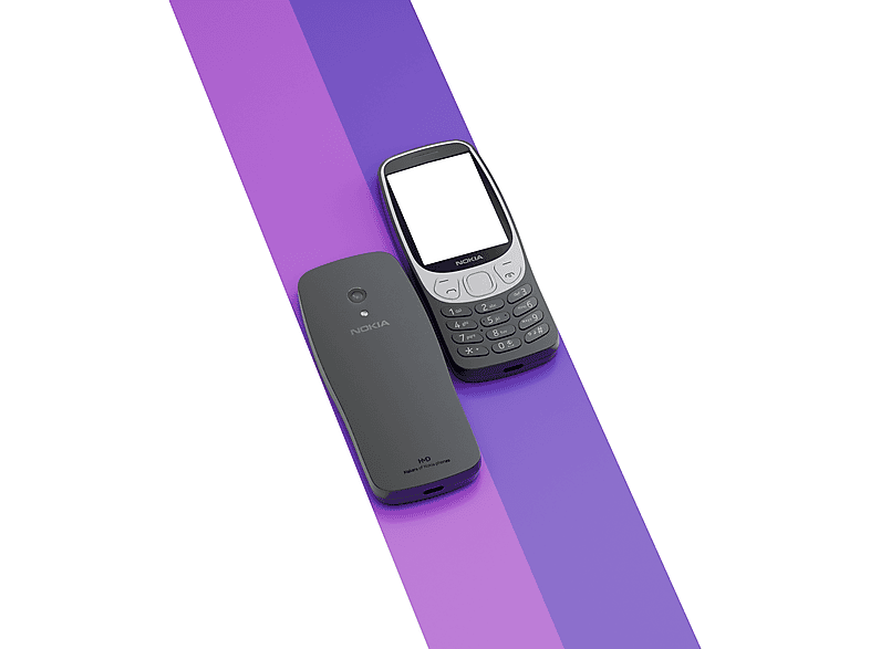 NOKIA 3210 Mobiltelefon, Grunge Black