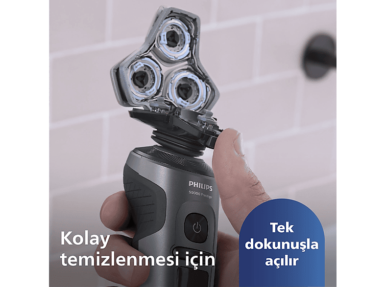 PHILIPS 9000 Prestige Serisi Tıraş Makinesi SP9872/22,Sinekkaydı Tıraş,Skin IQ Teknolojisi,Islak ve Kuru Kullanım,Hassas Düzeltic_11